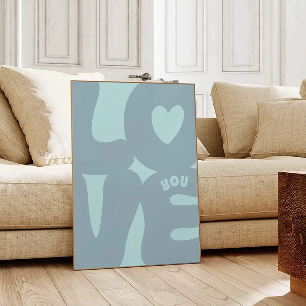 Boho Bild „Love You“ Boho Deko 18 Boho Bild „Love You“ Boho Deko – Bild 18