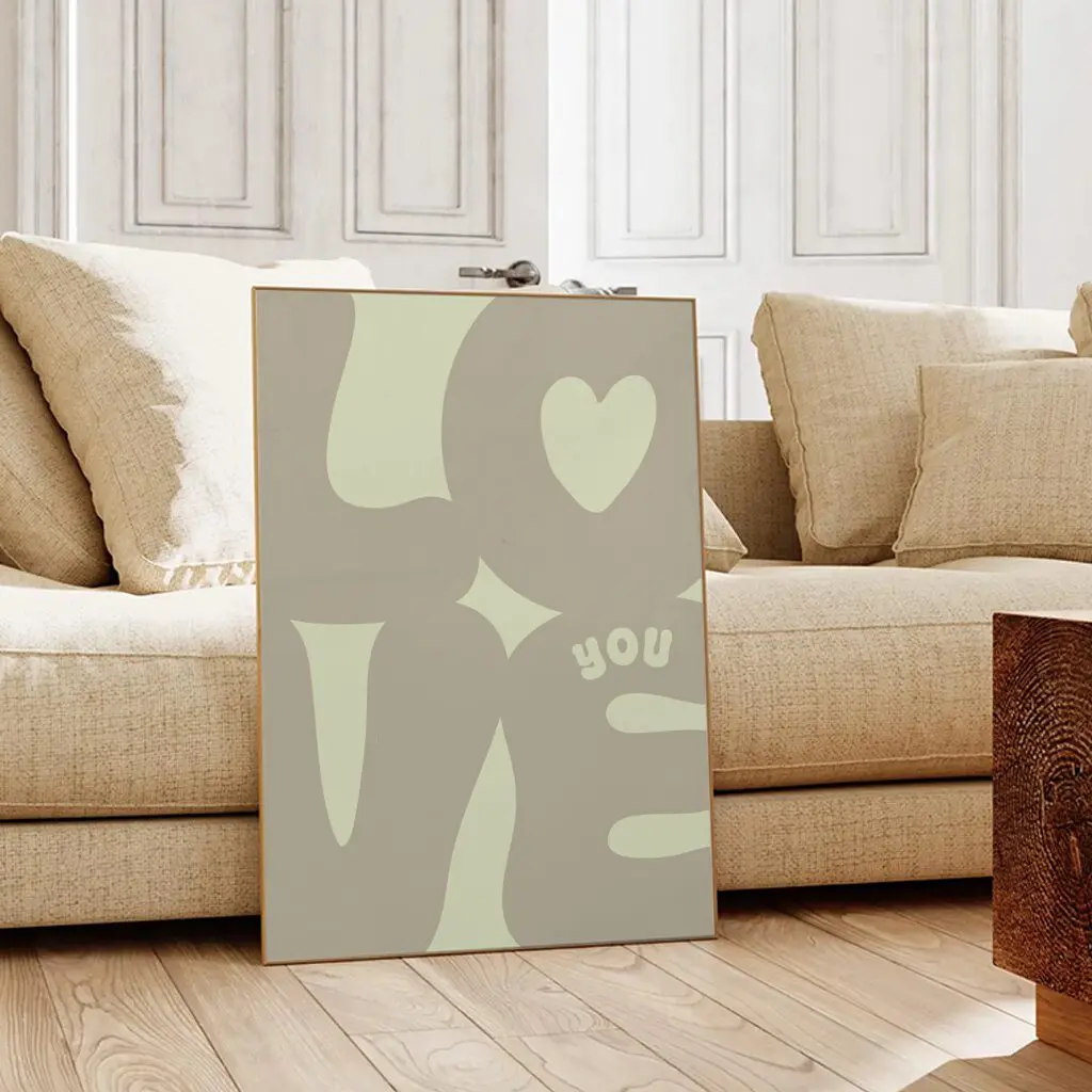 Boho Bild „Love You“ Boho Deko 17 Boho Bild „Love You“ Boho Deko – Bild 17