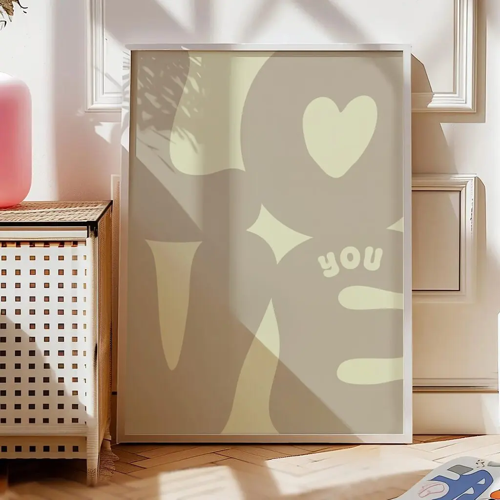 Boho Bild „Love You“ Boho Deko 3 Boho Bild „Love You“ Boho Deko – Bild 3