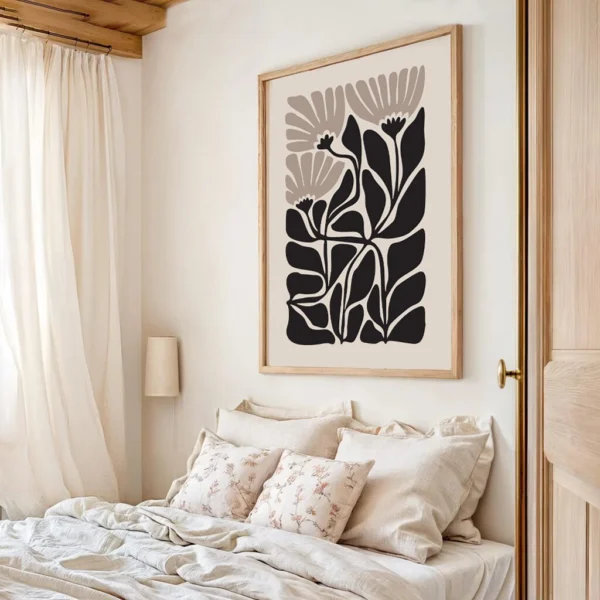 Boho Wandbild | Poster „Flower Flow“ | Wandbild Boho – Bild 4