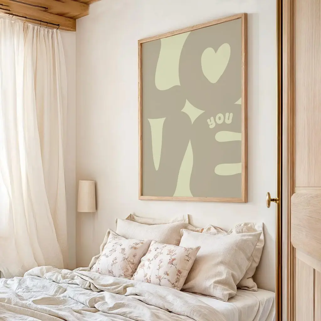 Boho Bild „Love You“ Boho Deko 14 Boho Bild „Love You“ Boho Deko – Bild 14