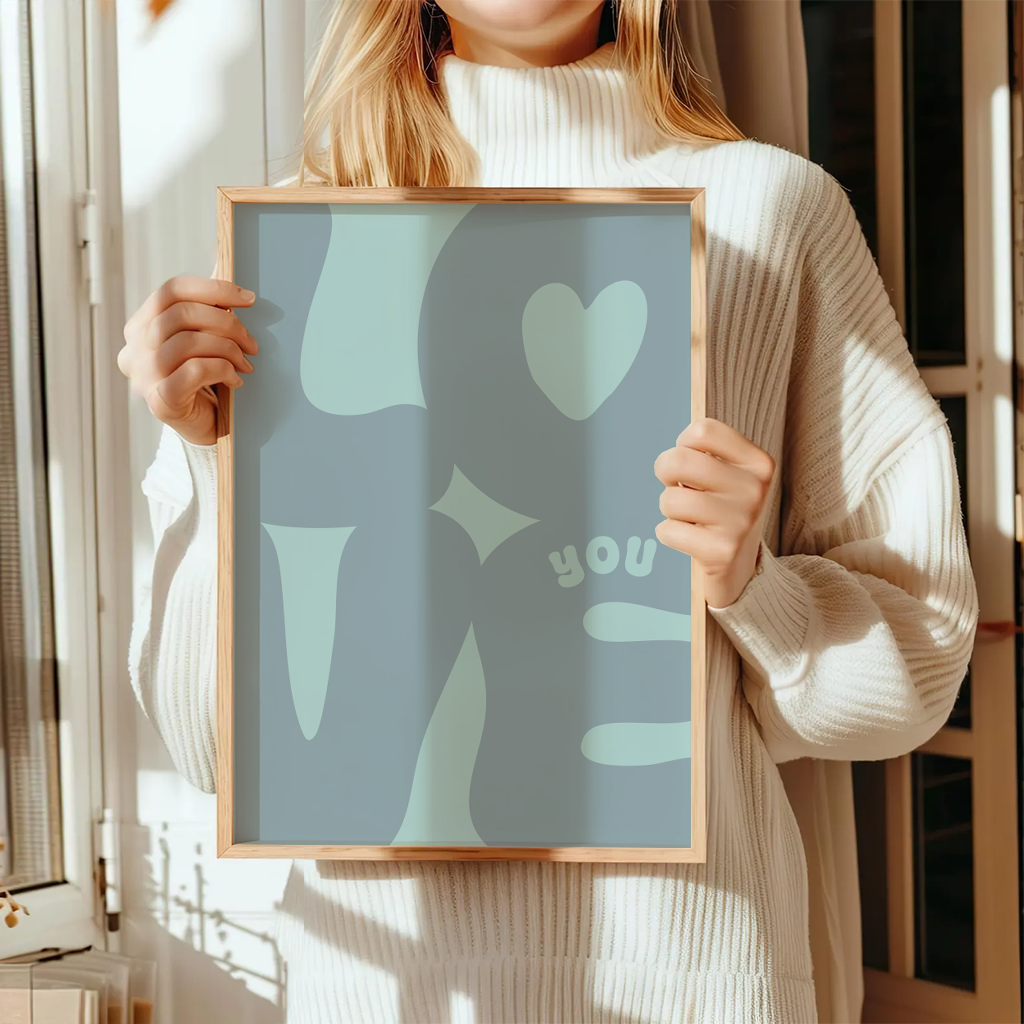 Boho Bild „Love You“ Boho Deko 8 Boho Bild „Love You“ Boho Deko – Bild 8