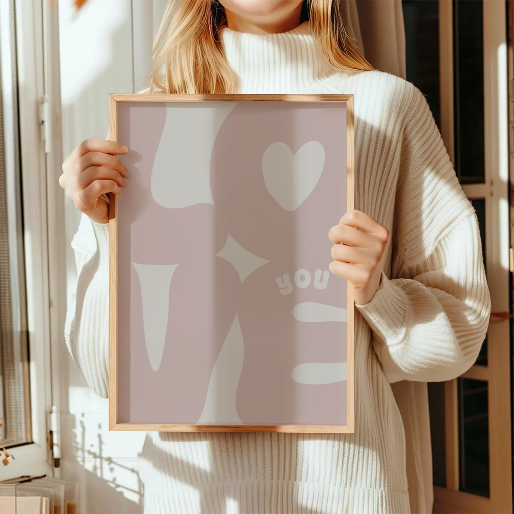 Boho Bild „Love You“ Boho Deko 11 Boho Bild „Love You“ Boho Deko – Bild 11