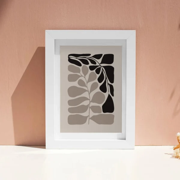 Boho Wandbild | Poster „Wild Leaf“ | Wandbild Boho Stil – Bild 7