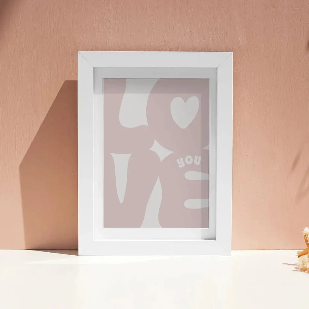 Boho Bild „Love You“ Boho Deko 10 Boho Bild „Love You“ Boho Deko – Bild 10