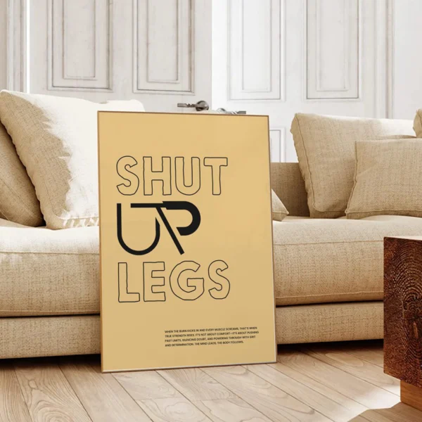 Fahrrad Poster "Shut up legs" – Bild 16