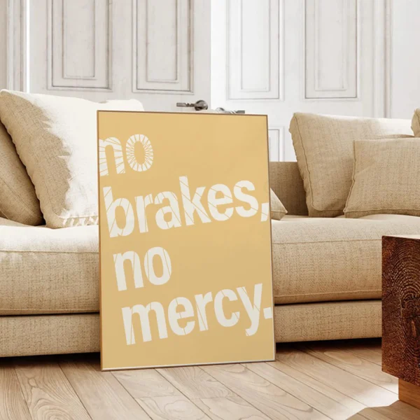 Fahrrad Poster "No Brakes, No Mercy" – Bild 7