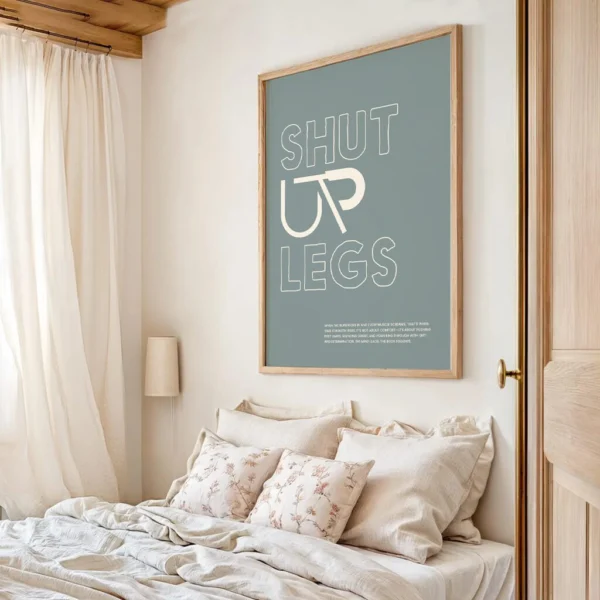 Fahrrad Poster "Shut up legs" – Bild 11