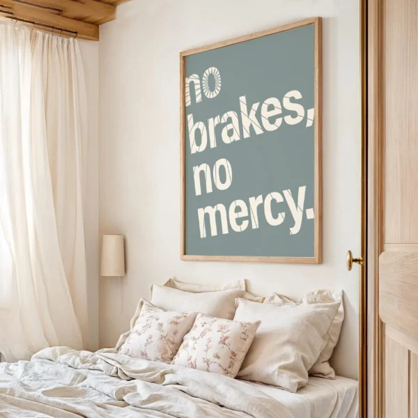 Fahrrad Poster "No Brakes, No Mercy" – Bild 10