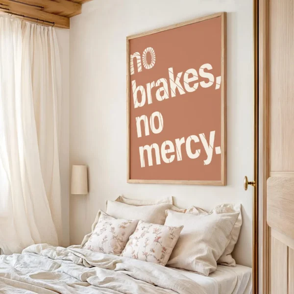 Fahrrad Poster "No Brakes, No Mercy" – Bild 12