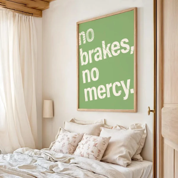 Fahrrad Poster "No Brakes, No Mercy" – Bild 13