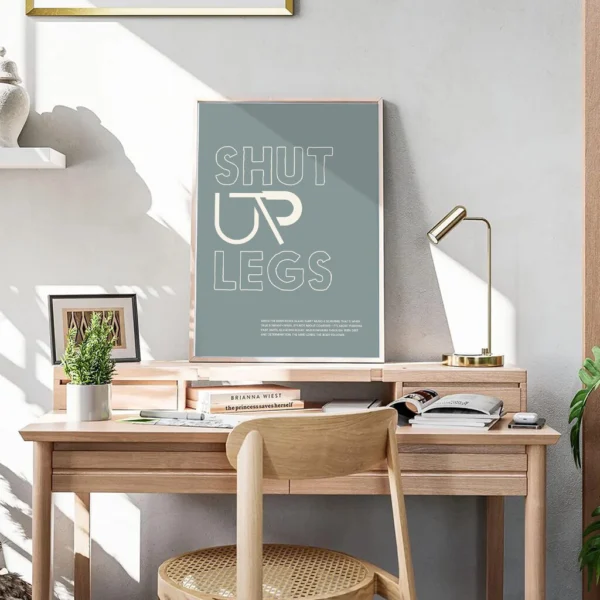 Fahrrad Poster "Shut up legs" – Bild 8