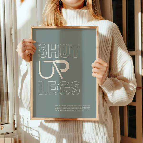 Fahrrad Poster "Shut up legs" – Bild 5