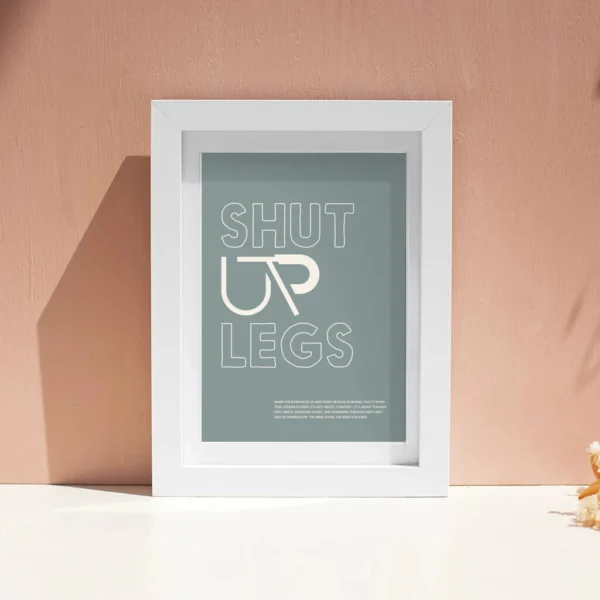 Fahrrad Poster "Shut up legs" – Bild 2