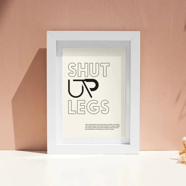 Fahrrad Poster "Shut up legs" – Bild 3