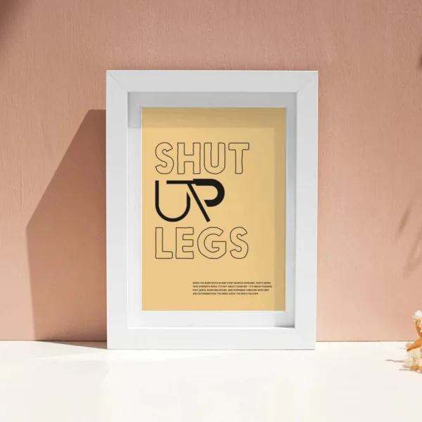 Fahrrad Poster "Shut up legs" – Bild 4