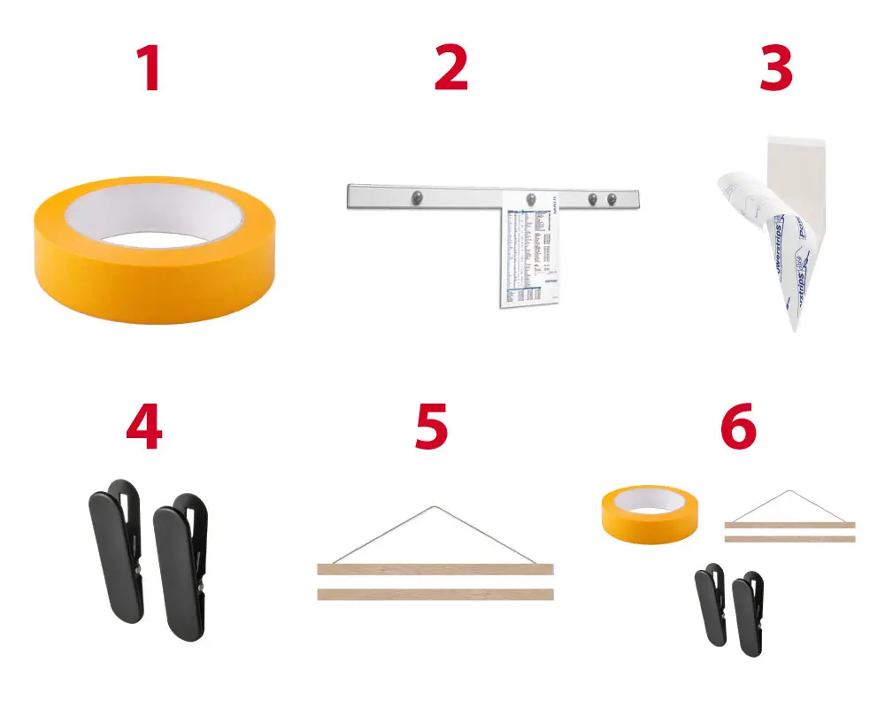 Hanging posters: tips, ideas, and instructions