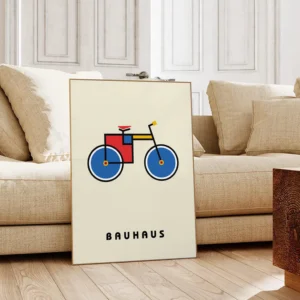 Fahrrad Poster "Bauhaus“