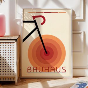 Fahrrad Poster „Bauhaus Wheel“
