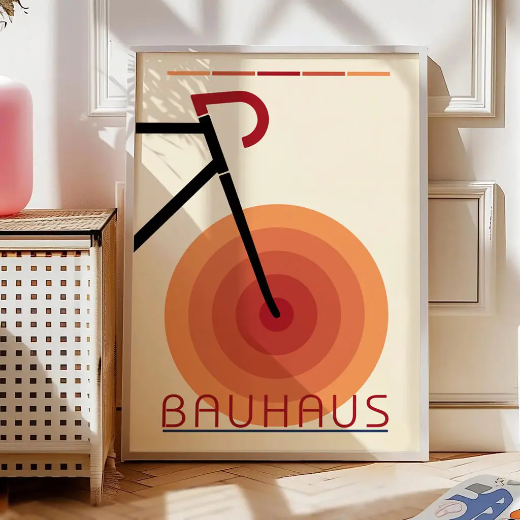 Fahrrad Poster „Bauhaus Wheel“ 1 Fahrrad Poster „Bauhaus Wheel“