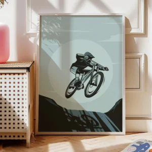 Fahrrad Poster „Ride the Edge“