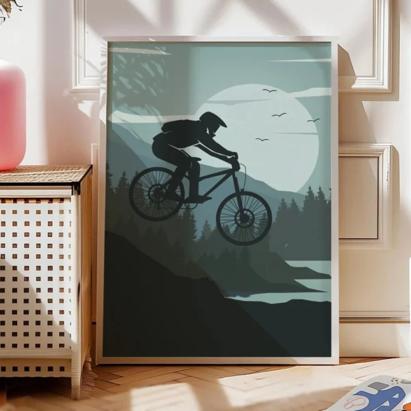 Fahrrad Poster „Chasing the Horizon“