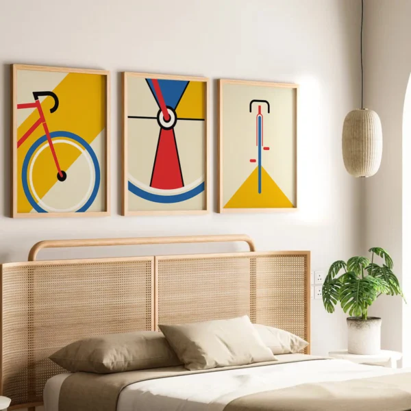 Fahrrad Poster "Bauhaus Triptych“ – Bild 7