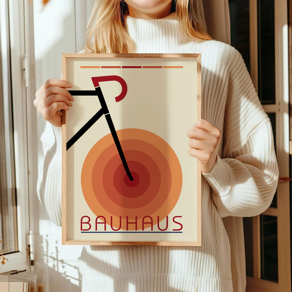 Fahrrad Poster „Bauhaus Wheel“ 3 Fahrrad Poster „Bauhaus Wheel“ – Bild 3
