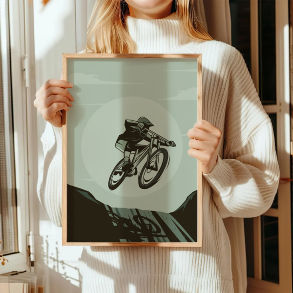 Fahrrad Poster „Ride the Edge“ – Bild 4