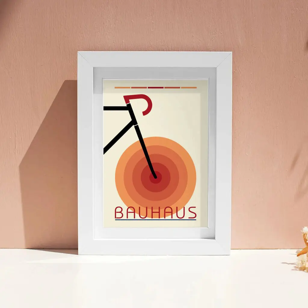 Fahrrad Poster „Bauhaus Wheel“ 2 Fahrrad Poster „Bauhaus Wheel“ – Bild 2