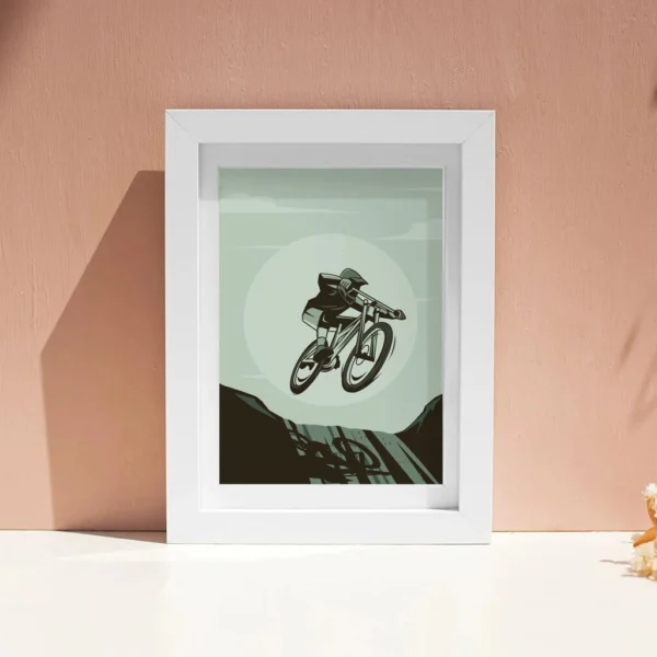 Fahrrad Poster „Ride the Edge“ – Bild 2