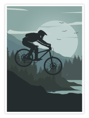 Fahrrad-Poster-„Chasing-the-Horizon“