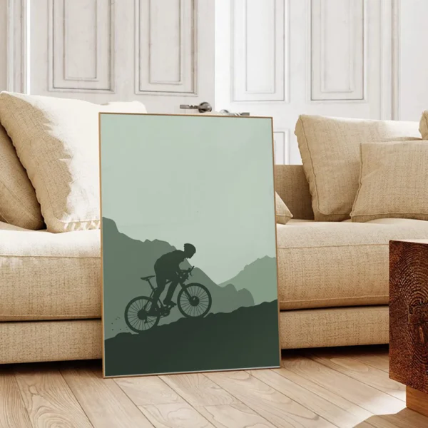 Fahrrad Poster „Climb the Silence“ – Bild 4
