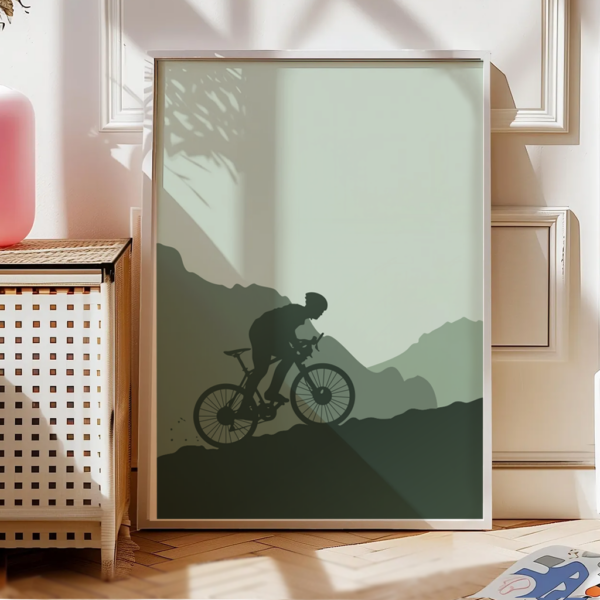 Fahrrad Poster „Climb the Silence“ – Bild 5