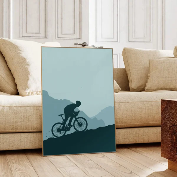 Fahrrad Poster „Climb the Silence“ – Bild 2