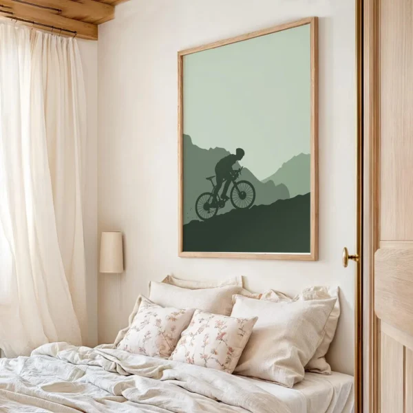 Fahrrad Poster „Climb the Silence“ – Bild 7
