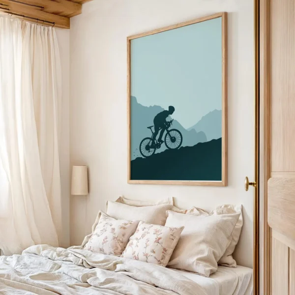 Fahrrad Poster „Climb the Silence“ – Bild 6
