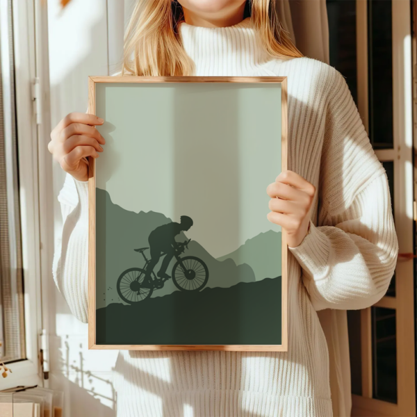 Fahrrad Poster „Climb the Silence“ – Bild 10