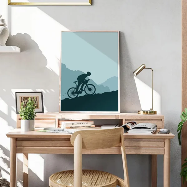 Fahrrad Poster „Climb the Silence“ – Bild 9