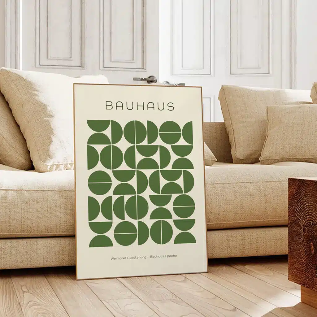 Boho Bild "Bauhaus Grid" – Boho Deko 2 Boho Bild "Bauhaus Grid" – Boho Deko – Bild 2