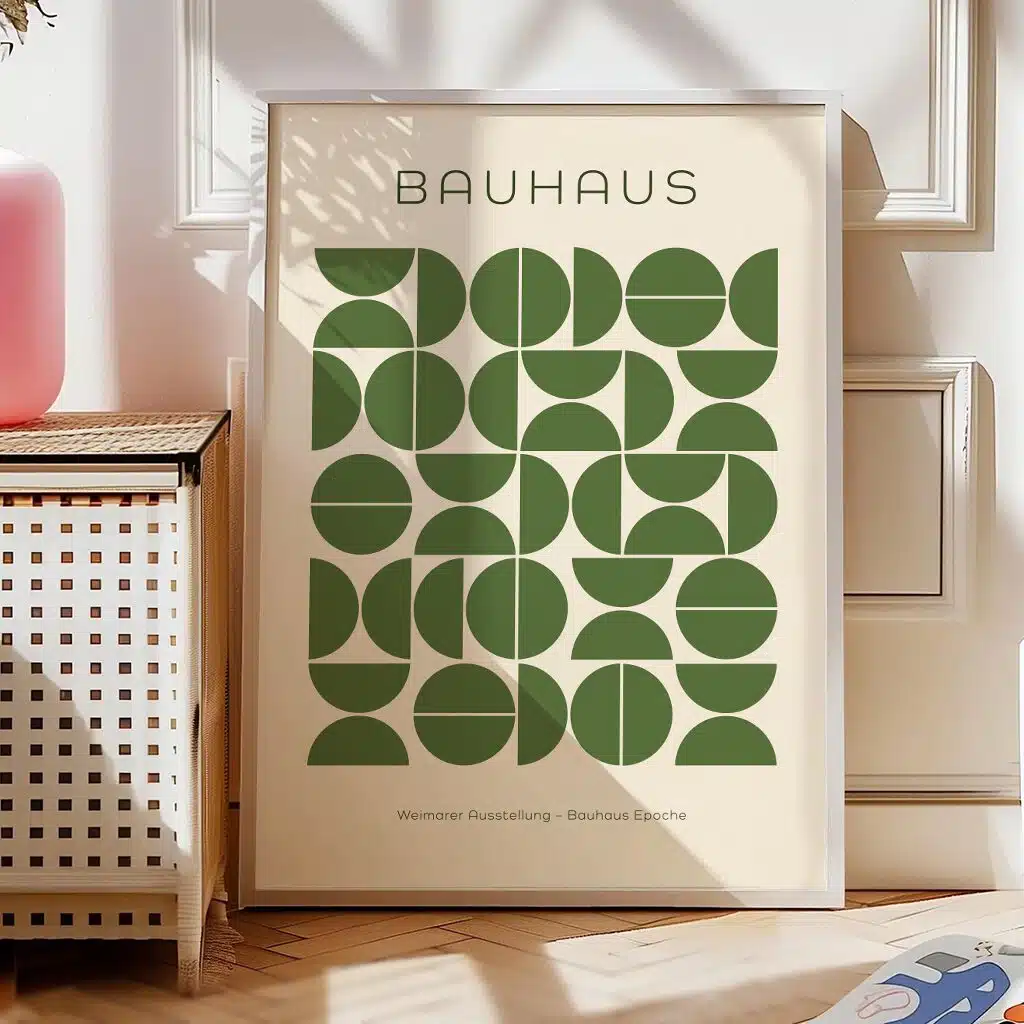 Boho Bild "Bauhaus Grid" – Boho Deko 1 Boho Bild "Bauhaus Grid" – Boho Deko