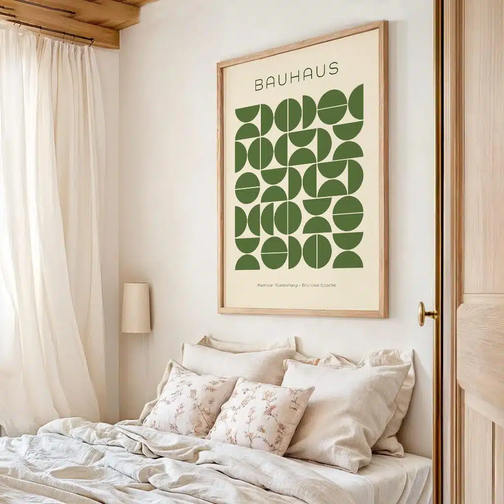 Boho Bild "Bauhaus Grid" – Boho Deko 4 Boho Bild "Bauhaus Grid" – Boho Deko – Bild 4