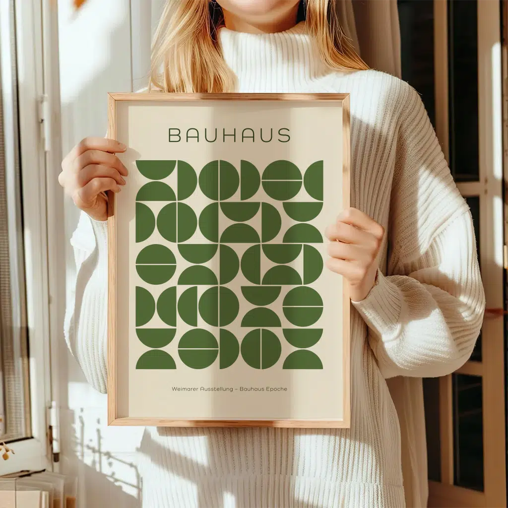 Boho Bild "Bauhaus Grid" – Boho Deko 5 Boho Bild "Bauhaus Grid" – Boho Deko – Bild 5