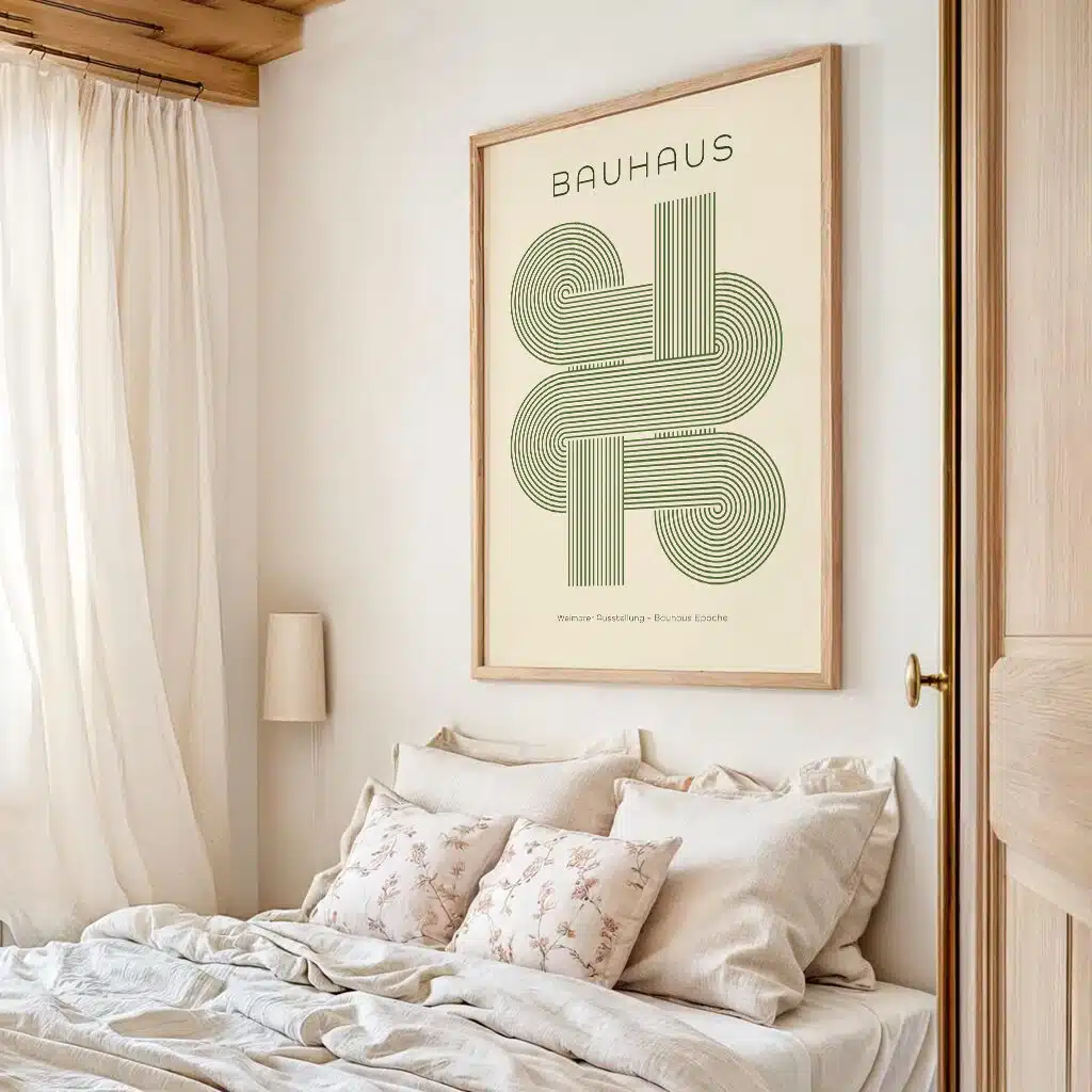 Boho Bild "Bauhaus Lines" – Boho Deko 4 Boho Bild "Bauhaus Lines" – Boho Deko – Bild 4