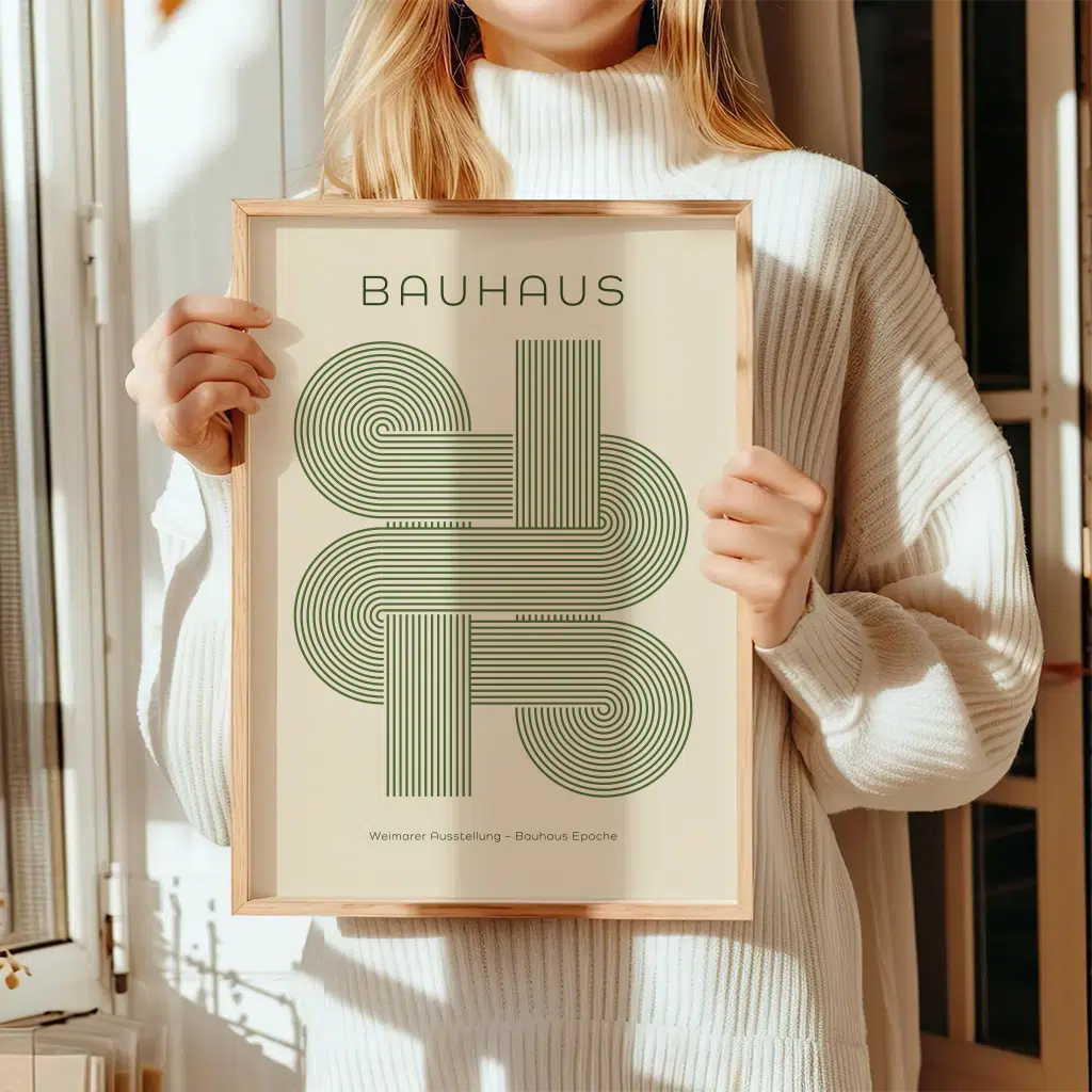 Boho Bild "Bauhaus Lines" – Boho Deko 5 Boho Bild "Bauhaus Lines" – Boho Deko – Bild 5