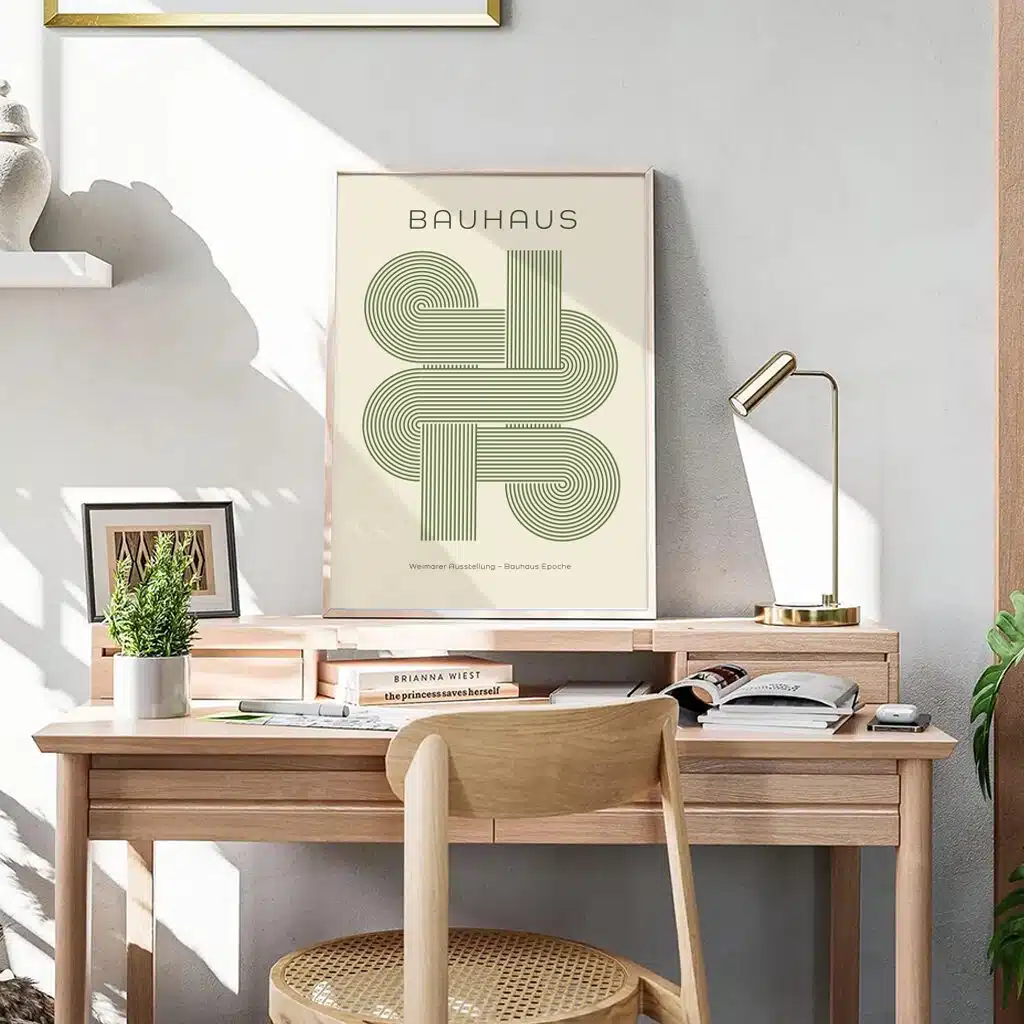 Boho Bild "Bauhaus Lines" – Boho Deko 6 Boho Bild "Bauhaus Lines" – Boho Deko – Bild 6