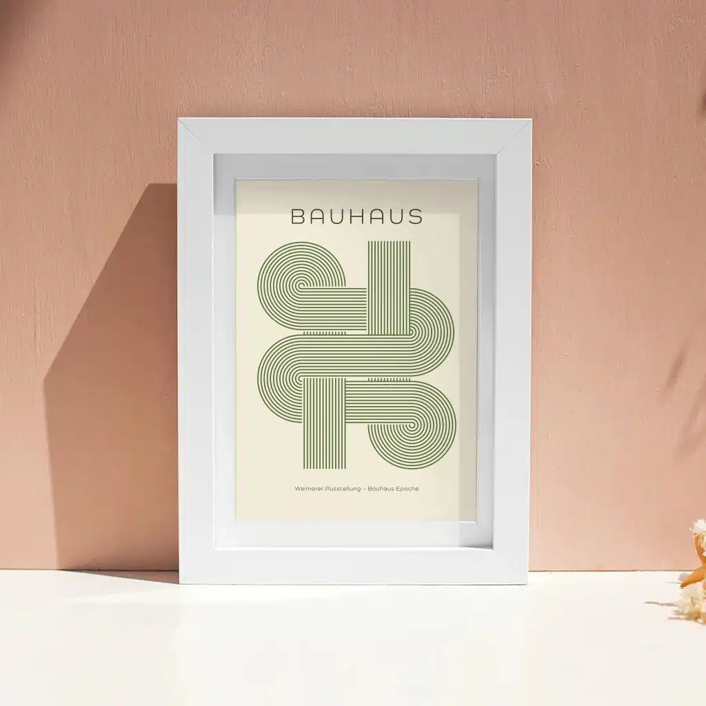 Boho Bild "Bauhaus Lines" – Boho Deko 7 Boho Bild "Bauhaus Lines" – Boho Deko – Bild 7