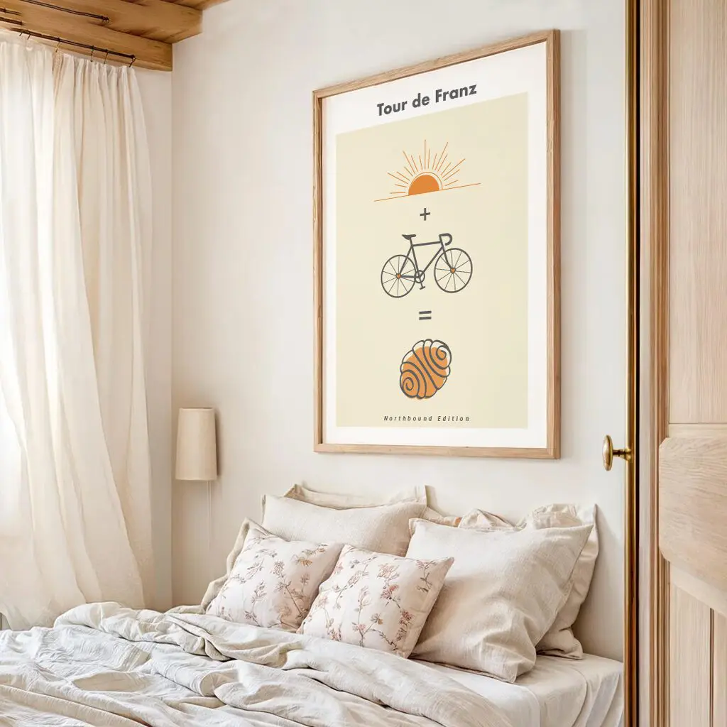 Fahrrad Poster „Tour de Franz – Northbound Edition“ 4 Fahrrad Poster „Tour de Franz – Northbound Edition“ – Bild 4