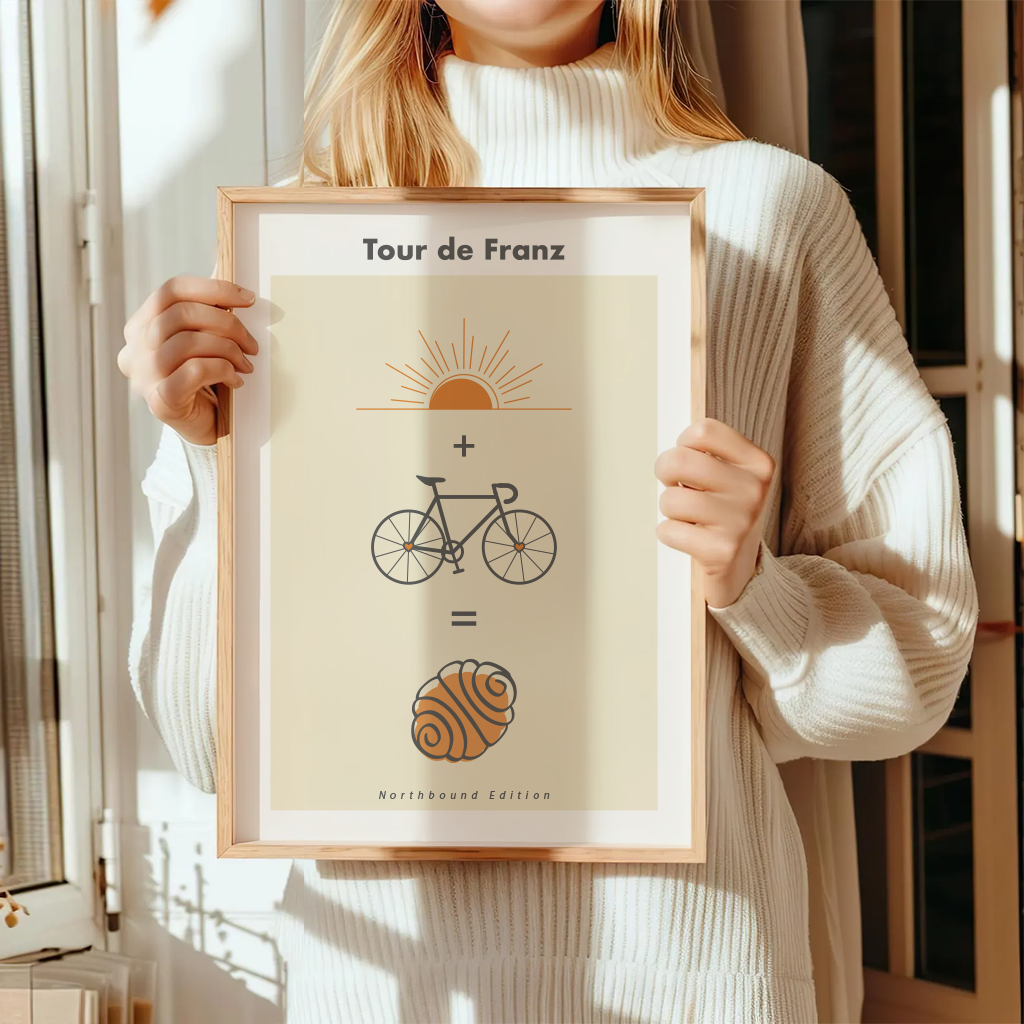 Fahrrad Poster „Tour de Franz – Northbound Edition“ 6 Fahrrad Poster „Tour de Franz – Northbound Edition“ – Bild 6