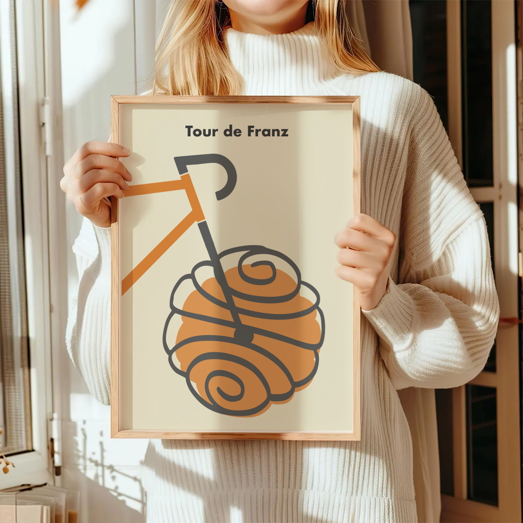 Fahrrad Poster „Tour de Franz – Close-Up Edition“ 3 Fahrrad Poster „Tour de Franz – Close-Up Edition“ – Bild 3